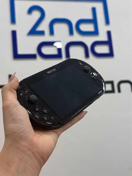 Máy chơi game PS Vita 2000 - 98% - Đen - Kèm thẻ 64GB + Sạc - Loa trái rè nhẹ 1