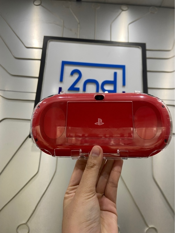 Máy Chơi Game PS Vita 2000 - Đã hack - 128GB - Màu đỏ - Ngoại hình: 97.5% - Xước thân nhẹ - Kèm sạc