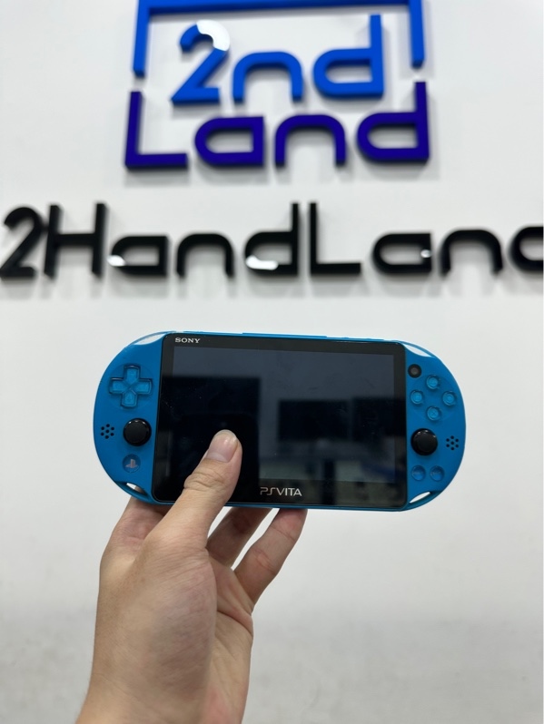 Máy chơi game PS Vita 2000 - Đã Hack - Màu xanh - Ngoại hình 97% - Kèm sạc + thẻ nhớ 64GB