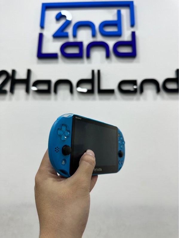 Máy chơi game PS Vita 2000 - Đã Hack - Màu xanh - Ngoại hình 97% - Kèm sạc + thẻ nhớ 64GB