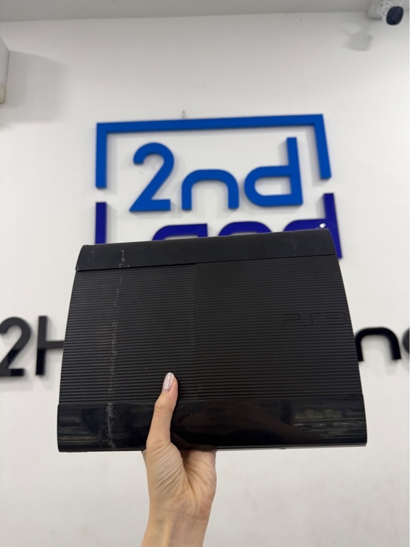 Máy chơi game PS3 Slim - 250GB - Firm ware 4.78 - Chưa hack - Màu đen - Ngoại hình 9% - trầy xước - Kèm nguồn , 1 tay cầm mất cao su - Lỗi cổng HDMI - KHÔNG BẢO HÀNH