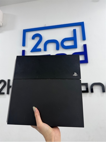 Máy chơi game PS4 Fat CUH-1100A - 500GB - Firmware 12.00 - Màu đen - Ngoại hình 97% - Trầy - Kèm Box , nguồn , Hdmi , 1 tay cầm 1