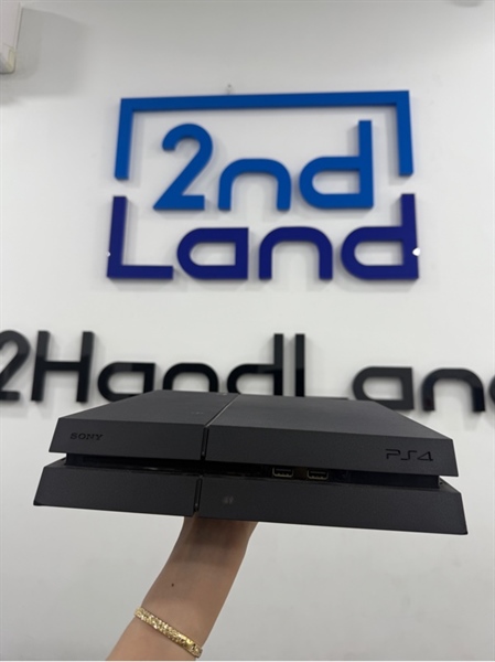 Máy chơi game PS4 fat CUH-1200A - 500GB - Firmware 12.50 - Chưa hack - Màu đen - Ngoại hình 97% - Mất cao su chống trượt dưới , trầy - Kèm 1 nguồn , 1 hdmi , 1 tay cầm 2