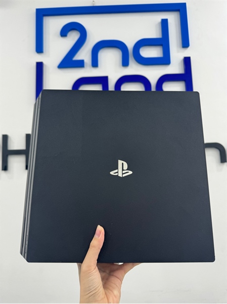 Máy chơi game PS4 Pro - 1TB - Firm ware 12.0.1 - Màu đen - Ngoại hình 98% - Kèm dây nguồn + Dây HDMI + 1 tay cầm