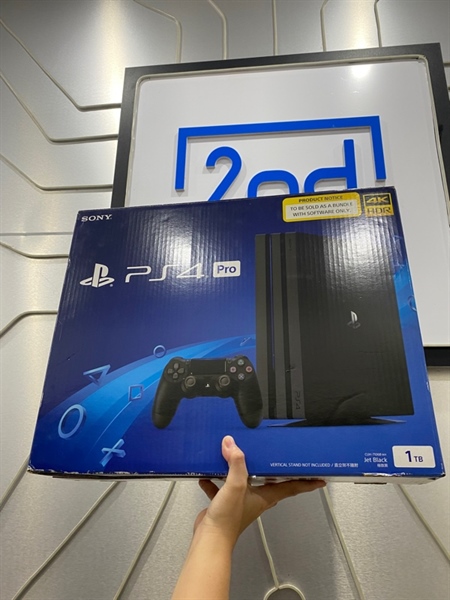 Máy chơi game PS4 Pro - 1TB - Firmware 10.7 ( Có thể hack ) - Màu đen - Ngoại hình: 98% - FullBox - Kèm 1 tay cầm