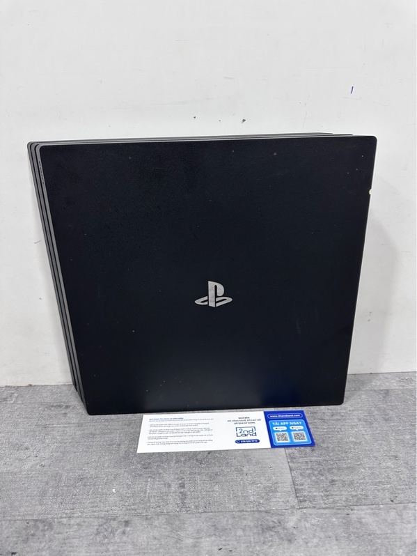 Máy chơi game PS4 Pro - Chưa hack - Firmware 13.52 - 1TB - Màu đen - Ngoại hình 97% - Kèm nguồn + HDMI + 1 Tay cầm PS4 Camo xanh dương