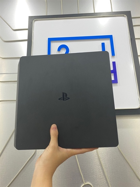 Máy chơi game PS4 Slim - 1TB - Firmware 11.52 - Màu đen - Ngoại hình: 98% - Body - Kèm nguồn + 1 tay cầm