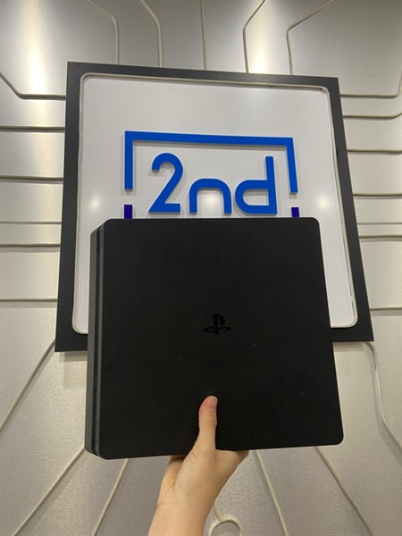 Máy chơi game PS4 Slim - 1TB - Firmware 12.5 - CUH-2218B - Màu đen - Ngoại hình: 98% - Kèm 1 tay + nguồn + dây sạc tay + HDMI