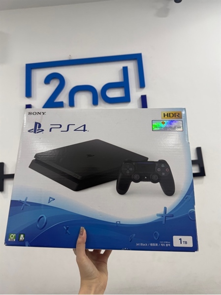Máy chơi game PS4 Slim - 1TB - Firmware 12.50 - Màu đen - Ngoại hình 98% - Kèm Box , 1 tay , 1 nguồn , 1 hdmi
