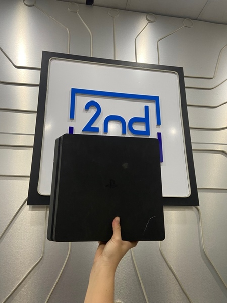 Máy chơi game PS4 Slim - 1TB - Firmware 9.6 - CUH-2218B - Màu đen - Ngoại hình: 98% - Body - Kèm 1 tay cầm + nguồn