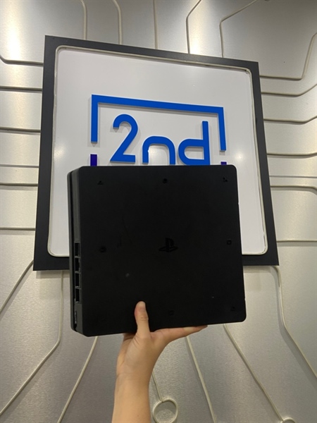Máy chơi game PS4 Slim - 1TB - Firmware 9.6 - CUH-2218B - Màu đen - Ngoại hình: 98% - Body - Kèm 1 tay cầm + nguồn 1