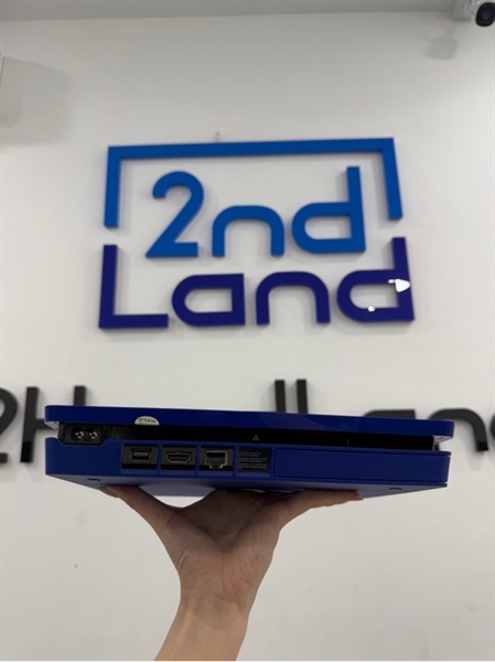 Máy chơi game PS4 Slim - 500GB Firmware 11.52 - Màu xanh - Ngoại hình 97% - tay cầm bung nút cao su - Kèm nguồn 3 chấu , 1 Hdmi , 1 tay cầm 2