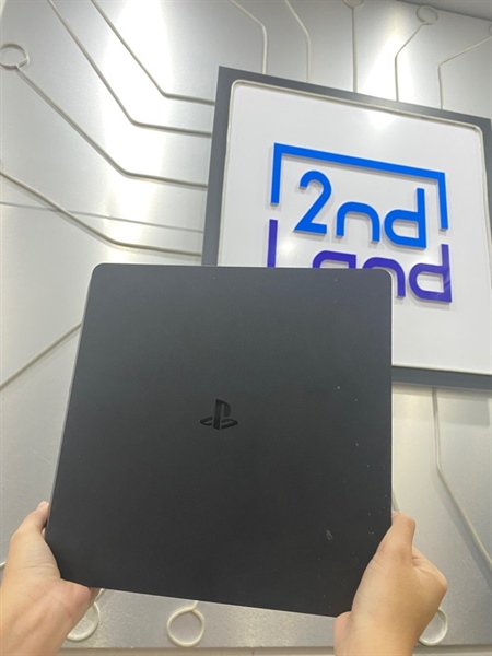 Máy chơi game PS4 Slim 500GB - Firmware 12.0 - Màu đen - Ngoại hình: 98% - Kèm 1 tay cầm, 1 dây nguồn, 1 dây HDMI