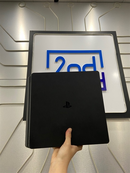 Máy chơi game PS4 Slim - 500GB - Firmware 12.50 - Màu đen - Ngoại hình: 98% - Body - Kèm tay + HDMI + nguồn + dây kết nối