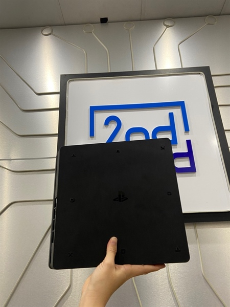 Máy chơi game PS4 Slim - 500GB - Firmware 12.50 - Màu đen - Ngoại hình: 98% - Body - Kèm tay + HDMI + nguồn + dây kết nối 1