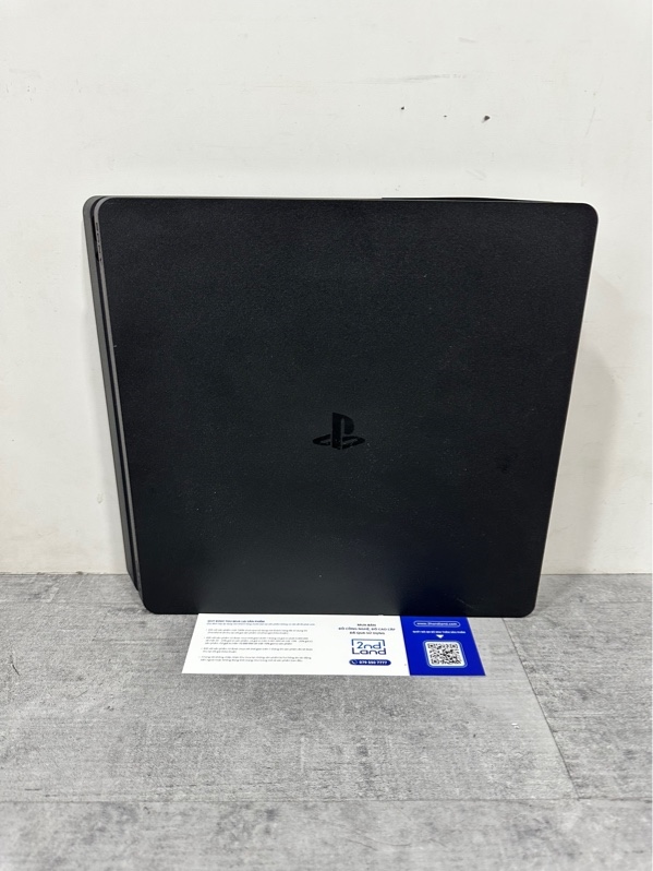 Máy chơi game PS4 Slim - Đã hack (4 game) - Firmware 9.0 - 1 TB - Màu đen - Ngoại hình 97% - Kèm nguồn + 1 tay cầm PS4 tróc cao su cần