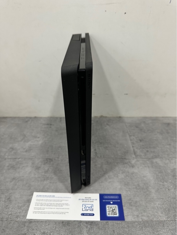 Máy chơi game PS4 Slim - Đã hack (4 game) - Firmware 9.0 - 1 TB - Màu đen - Ngoại hình 97% - Kèm nguồn + 1 tay cầm PS4 tróc cao su cần