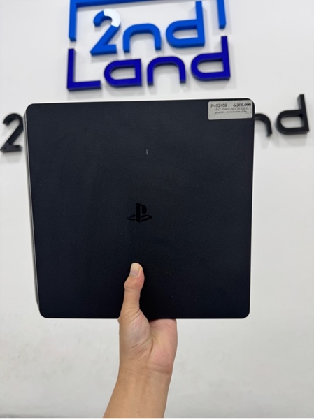 Máy chơi game PS4 Slim - Đã hack - Firmware 9.0 - 1TB - Màu đen - Ngoại hình 98% - Box + 1 ổ cứng hack + 1 tay cầm PS4 + Nguồn + HDMI