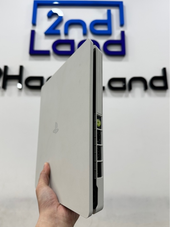 Máy chơi game PS4 Slim - Đã Hack - Firmware HEN 9.00 - 1TB - Màu trắng - Ngoại hình 97% - Kèm nguồn + 1 tay cầm Slim