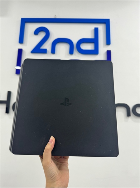 Máy chơi game PS4 Slim - Firmware 12.00 - 512GB - Ngoại hình 97% - Dơ, bụi nhiều - Kèm nguồn - Body