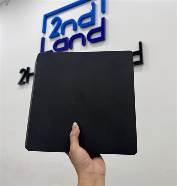 Máy chơi game PS4 Slim - Firmware 13.02 - 500GB - Màu đen - Ngoại hình 97% - Kèm nguồn + HDMI + 1 tay cầm PS4 hở viền nhựa