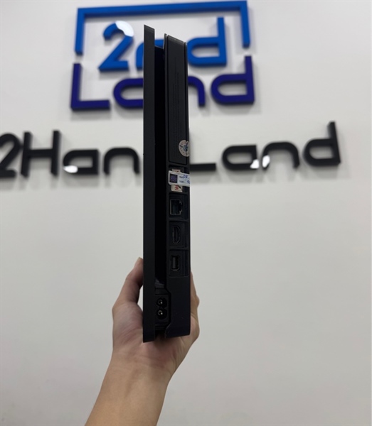 Máy chơi game PS4 Slim - Firrmwwre 12.5.2 - 500GB - Màu đen - Ngoại hình 97% - Bạc màu - Kèm 1 tay cầm + Nguồn + HDMI + Usb micro 1
