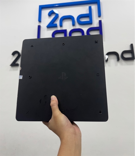 Máy chơi game PS4 Slim - Firrmwwre 12.5.2 - 500GB - Màu đen - Ngoại hình 97% - Bạc màu - Kèm 1 tay cầm + Nguồn + HDMI + Usb micro 2