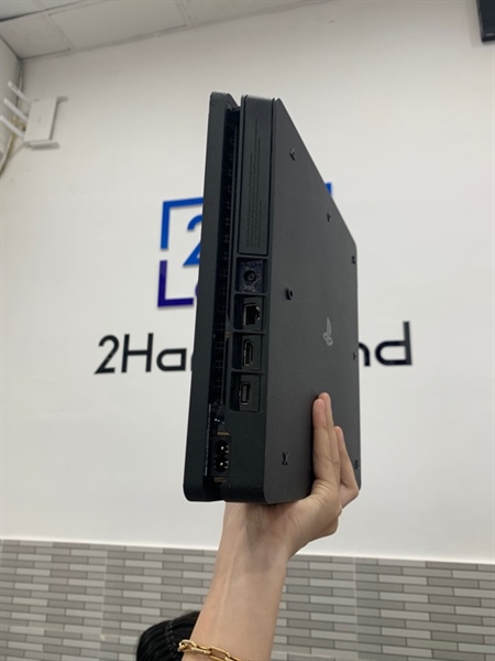 Máy chơi game PS4 Slim - Màu đen - Firmwear 13.2 - Bộ nhớ 1T - Ngoại hình: 97% - Body, kèm 1 tay 1