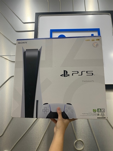 Máy chơi game PS5 - 825GB - Firmware 10.01 - Bản ổ đĩa - Màu trắng - Ngoại hình: 98% - Box - Kèm 1 tay, 1 nguồn, 1 HDMI, 1 đế