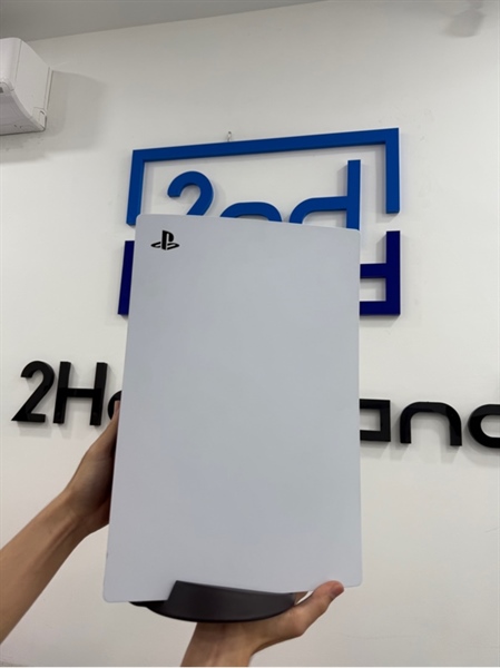 Máy chơi game PS5 - Bản ổ đĩa 1T - Firmware 24.05 - Màu trắng - Ngoại hình 98% - Kèm 1 tay cầm + 1 đế đỡ + nguồn + hdmi