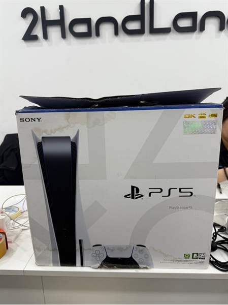Máy chơi game PS5 (CFI-1018A) Standard ổ đĩa - 825GB - Firmware 25.03 - Màu trắng - Ngoại hình 97% - mất ốc - Kèm Box , nguồn , hdmi , 1 tay cầm
