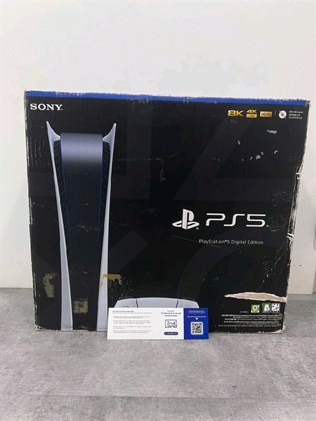 Máy chơi game PS5 - Digital Firmware 10.6 - 1TB - Màu trắng - Ngoại hình 97% - Kèm box + đế ( không tay ) 2
