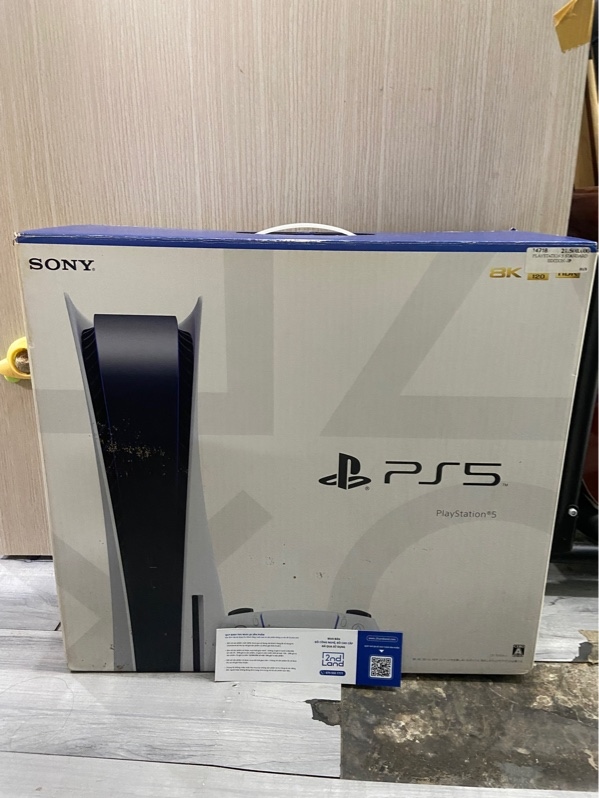 Máy chơi game PS5 Fat bản ổ đĩa - 825GB - Màu trắng - Ngoại hình: 98% - FullBox + tay cầm độ