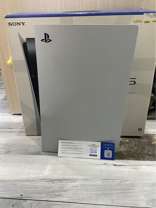 Máy chơi game PS5 Fat bản ổ đĩa - 825GB - Màu trắng - Ngoại hình: 98% - FullBox + tay cầm độ - fw 26.03-13.20