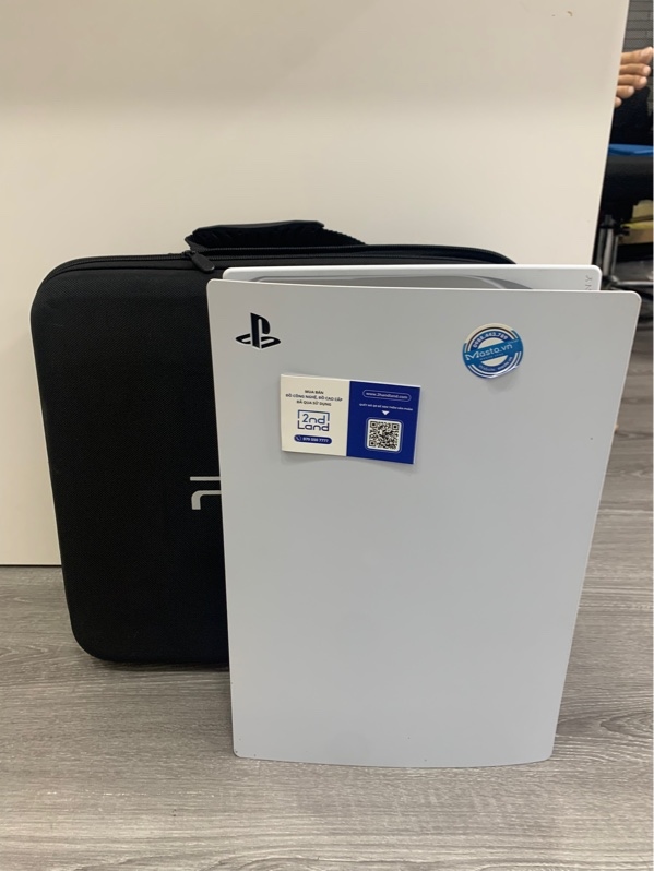 Máy chơi game PS5 fat - Bản ổ đĩa - Màu trắng - Ngoại hình: 97% - Kèm tay cầm + đế sạc mất dây