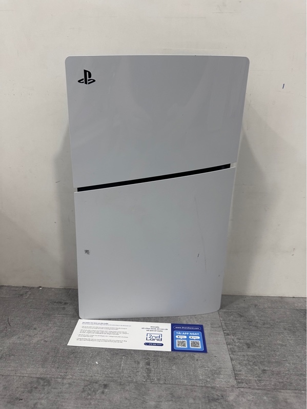Máy chơi game PS5 Slim - Bản digital - Firmware 26.06-14.10.00.03 - 848GB - Màu trắng - Ngoại hình 97% - Kèm nguồn + Tay cầm PS5