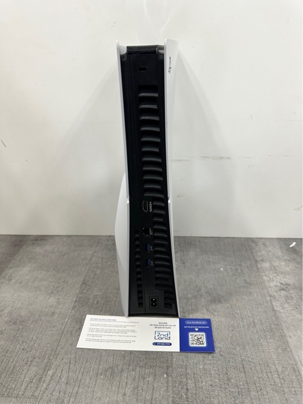 Máy chơi game PS5 Slim - Bản ổ đĩa - Firmware 26.05 - 1 TB - Màu trắng - Ngoại hình 97% - Kèm box + 1 tay PS5 + Nguồn