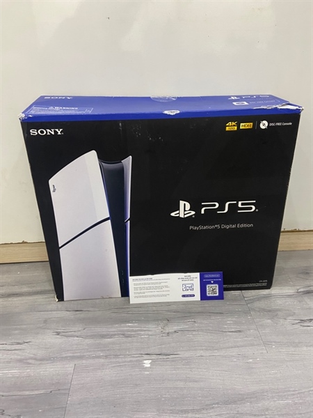 Máy chơi game PS5 Slim Digital - 1TB - Firmware 12 - Màu trắng - Ngoại hình: 98% - Kèm Box + HDMI + nguồn + tay cầm