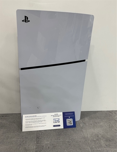 Máy chơi game PS5 Slim Digital - Firmware 24.08-10.40.00.07 - 1 TB - Màu trắng - Ngoại hình 98% - Kèm 1 tay cầm + dây nguồn + dây HDMI + dây Display Port