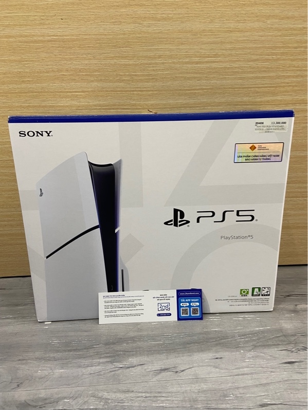 Máy chơi Game PS5 Slim - Firmware 26.02 - Màu Trắng - Ngoại hình: 98% - Body - Kèm box, nguồn, tay cầm PS5