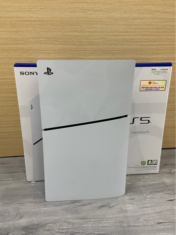 Máy chơi Game PS5 Slim - Firmware 26.02 - Màu Trắng - Ngoại hình: 98% - Body - Kèm box, nguồn, tay cầm PS5