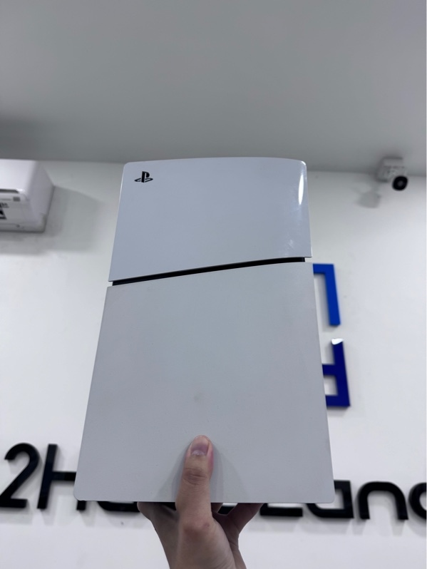 Máy chơi game PS5 slim ổ đĩa - 1Tb - Firmware 14.00 - Chưa hack - Ngoại hình 97,5% - ố vàng nhẹ - Kèm 1 dây nguồn, 1 dây HDMi, 1 Tay