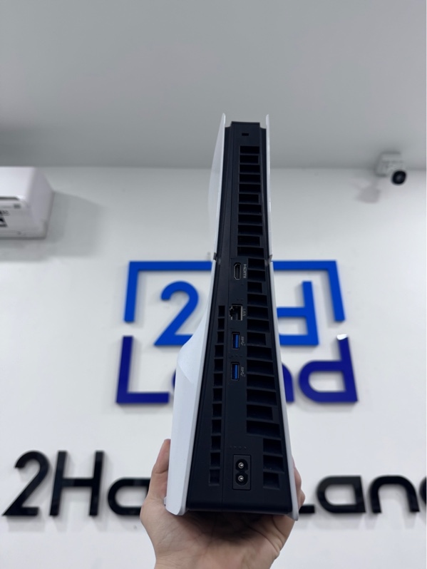 Máy chơi game PS5 slim ổ đĩa - 1Tb - Firmware 14.00 - Chưa hack - Ngoại hình 97,5% - ố vàng nhẹ - Kèm 1 dây nguồn, 1 dây HDMi, 1 Tay