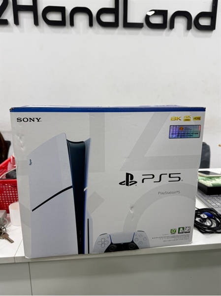 Máy chơi game PS5 Slim ổ đĩa (CFI2018-A01) - 1TB - Firmware 25.08 - Màu trắng - Ngoại hình 98% - FullBox
