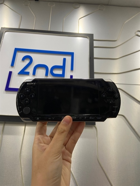 Máy chơi game PSP 3000 - Hack - Màu đen - Ngoại hình: 98% - Body - Kèm sạc