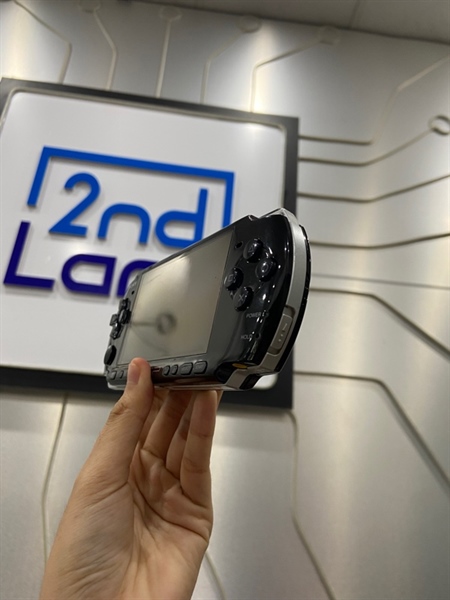 Máy chơi game PSP 3000 - Hack - Màu đen - Ngoại hình: 98% - Body - Kèm sạc 1