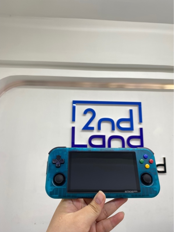 Máy chơi game Retroid Pocket 3 - 128Gb - 4gb - Màu xanh - Ngoại hình 98% - Có sẵn game - Fullbox