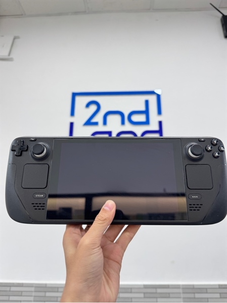 Máy chơi game Steam Deck LCD - Ram 16/64 - Chip AMD Custom APU0405 - Phiên bản 3.6.20 - Màu đen - Ngoại hình 98% - Body+ Sạc