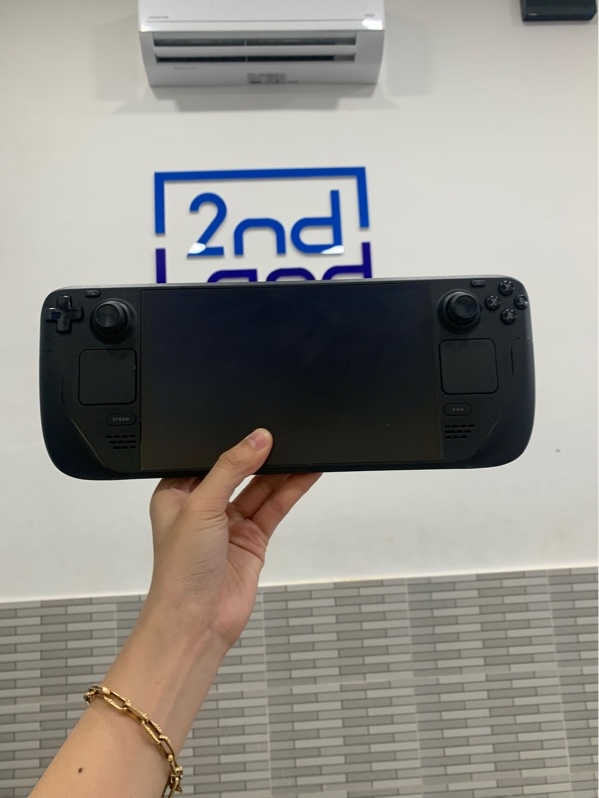 Máy chơi game Steam Deck oled 512gb - Màu đen - Ngoại hình: 97% - Kèm túi đựng + sạc
