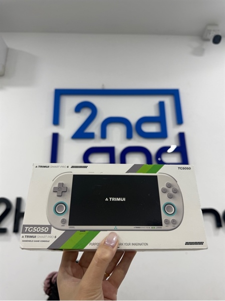 Máy chơi game TrimUI smart pro s TG5050 - Màu đen - Ngoại hình 98% - Kèm box , thẻ 64Gb , cáp linh kiện